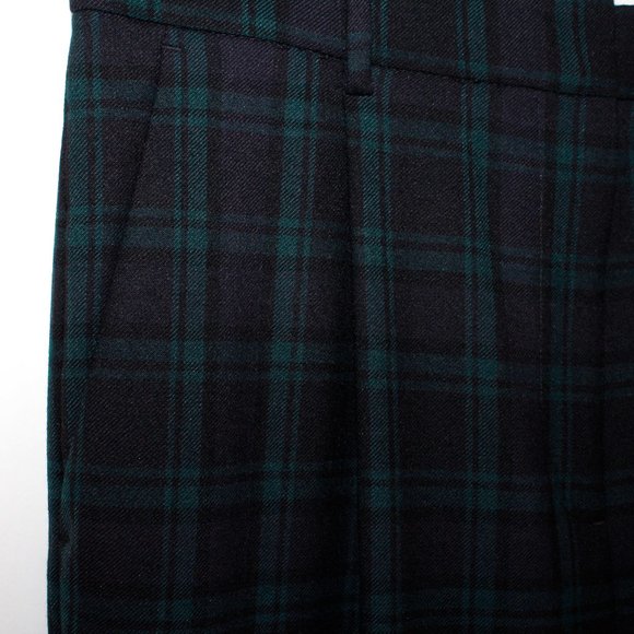 J. Crew Bi-Stretch Wool Tapered Pant in Black Watch Tartan - Picture 11 of 16
